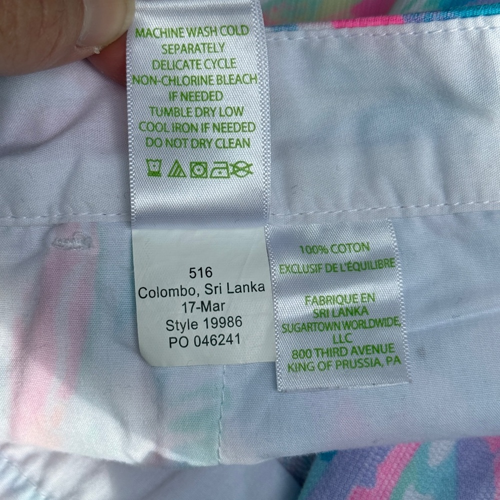 Lilly Pulitzer Multicolor Scalloped Shorts - Picture 7 of 9